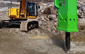 Rompedores hidráulicos exigem dimensionamento correto